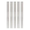 Helen's Asian Kitchen Gourmet 'Spiraled' Chopsticks (Stainless Steel)
