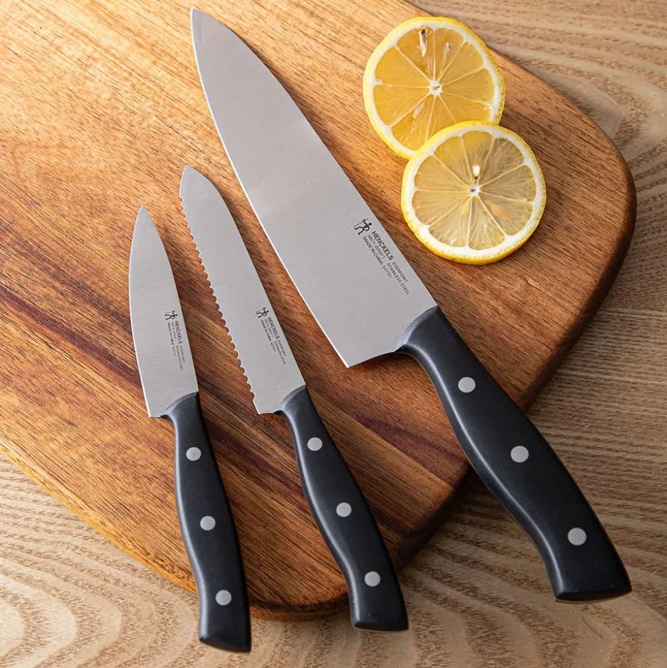Henckels Everpoint Chef Knife Combo - Set of 3 (Black)