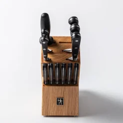 Henckels French Forged Wood Knife Block Combo - Set of 13 (Natural)