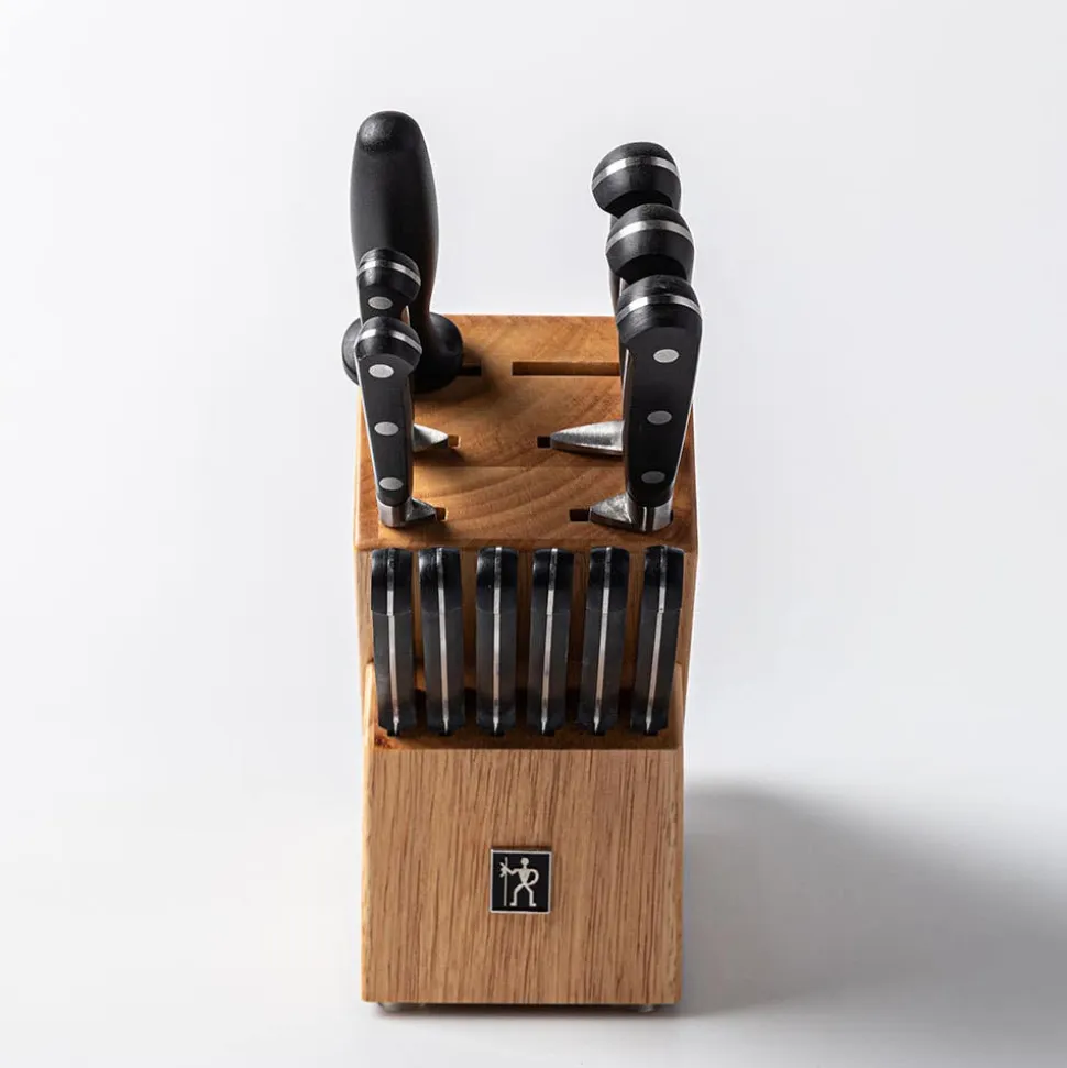 Henckels French Forged Wood Knife Block Combo - Set of 13 (Natural)