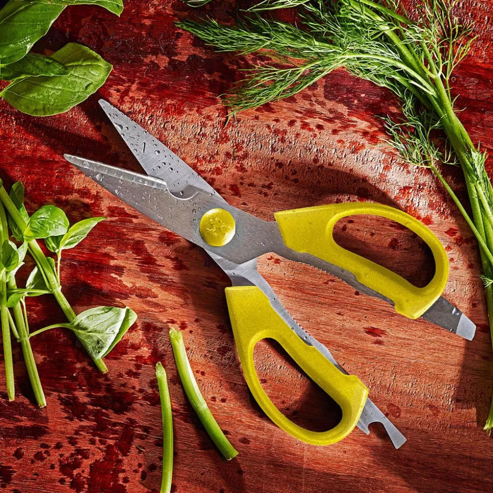 Henckels Kitchen Element Multi Purpose Scissor Stainless steel(Yellow)