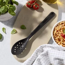 Henckels Onyx Silicone Slotted Serving Spoon (Black)