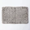 Heritage Home Chenille Noodle Polyester Bathmat 20"x32" (Light Grey)