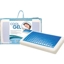 Home Aesthetics Cool Gel '60 Oz.' Memory Foam Pillow (Queen)