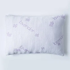 Home Aesthetics Lavender Scented' Bamboo Memory Foam Pillow