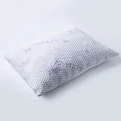 Home Aesthetics Lavender Scented' Bamboo Memory Foam Pillow