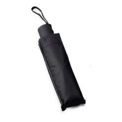Home Essential Rain-Guard Auto-Folding Umbrella (Black)