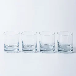 Home Essentials Bubble Double Old Fashioned Glass - Set of 4