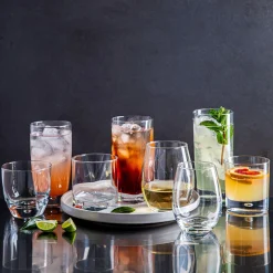 Home Essentials Square Double Old Fashioned Glass - Set of 4