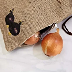 Homeworks Keep Fresh Jute Onion Storage Bag