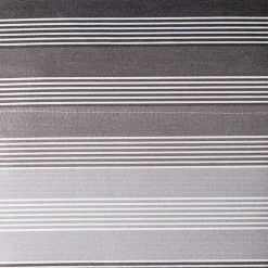 Hotel & Home 'Grey Striped' Microfiber Duvet Cover 3pc Double/Queen