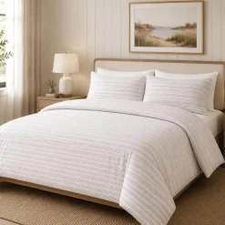 Hotel & Home 'Strata' Microfiber Duvet Cover 3pc King