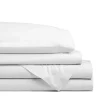 Hotel & Home Ultra-Soft Microfiber King Sheet - Set of 4 (White)