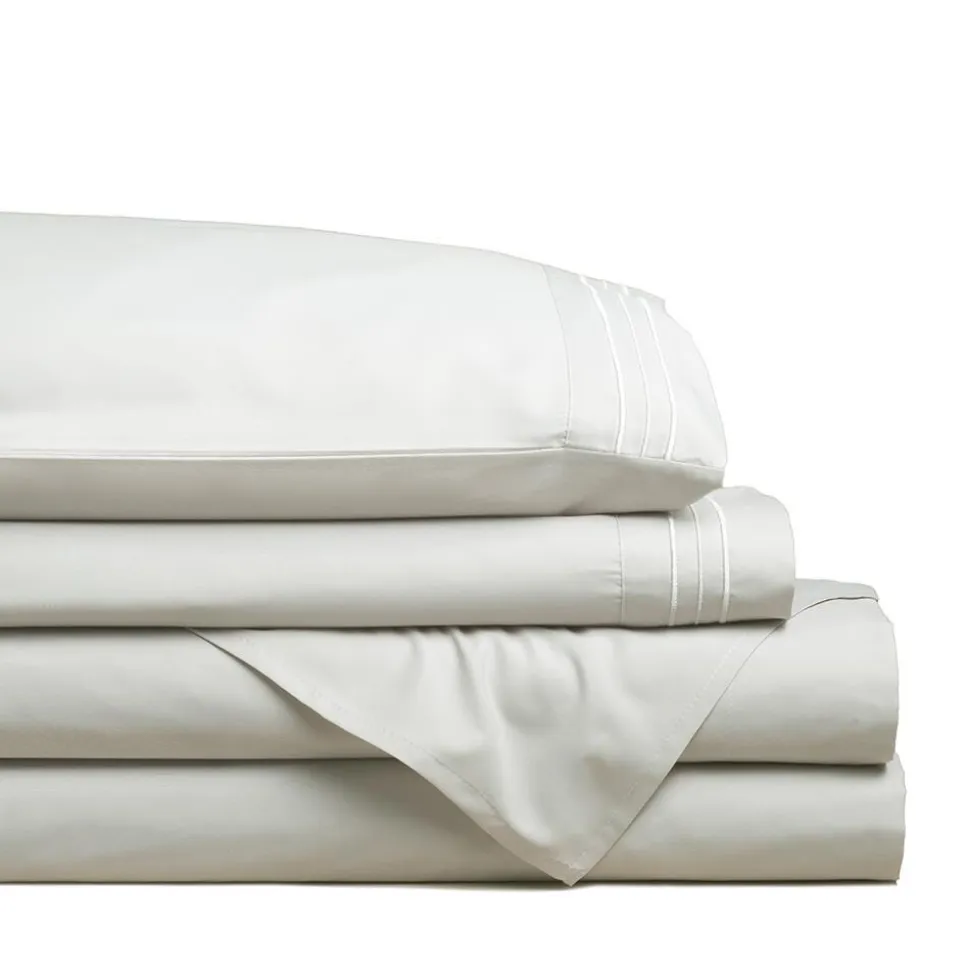 Hotel & Home Ultra-Soft Microfiber Queen Sheet - Set of 4 (Sand)