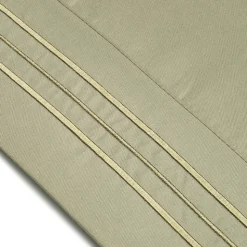 Hotel & Home Ultra-Soft Microfiber Queen Sheet - Set of 4 (Sage)