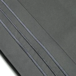Hotel & Home Ultra-Soft Microfiber Queen Sheet - Set of 4 (Dark Grey)