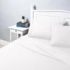 Hotel & Home Ultra-Soft Microfiber Queen Sheet - Set of 4 (White)