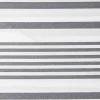 Hotel & Home 'White Striped' Microfiber Sheet 4pc King