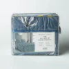 Hotel & Home 'Yellow Lilies' Microfiber Sheet 4pc Queen