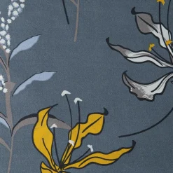 Hotel & Home 'Yellow Lilies' Microfiber Sheet 4pc Queen