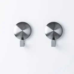 iDesign Affixx Forma 'Medium' Adhesive Hook - Set of 2 (Brushed)