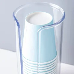 iDesign Clarity Disposable Cup Dispenser (Clear)