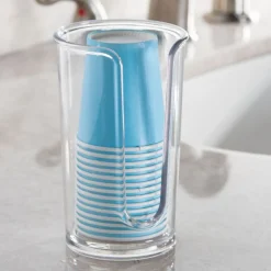 iDesign Clarity Disposable Cup Dispenser (Clear)