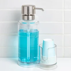 iDesign Clarity Mouthwash Caddy