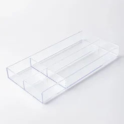iDesign Clarity '4-Section' Cosmetic & Vanity Organizer 16"x8"x2"