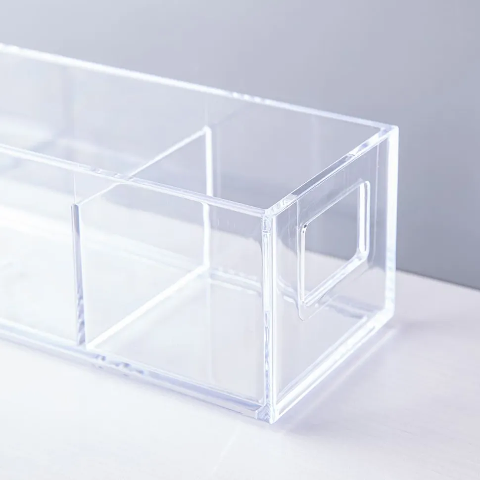 iDesign Clarity Vanity Organizer Catch-All (Clear)