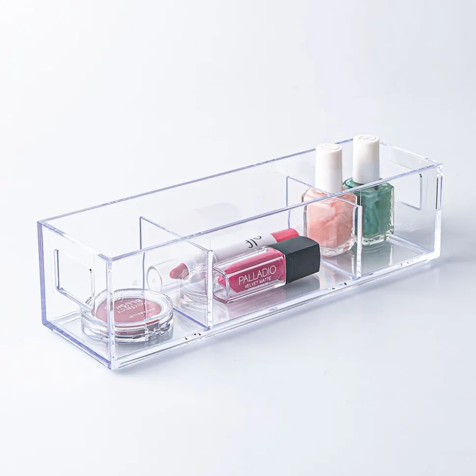 iDesign Clarity Vanity Organizer Catch-All (Clear)