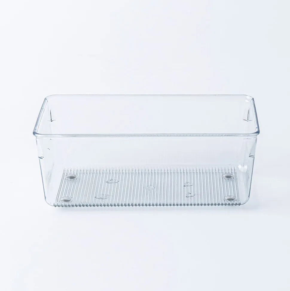 iDesign Linus Drawer Organizer Grand Bin Rectangular 4x8"