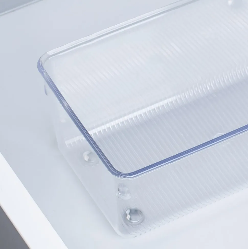 iDesign Linus Drawer Organizer Grand Bin Rectangular 4x8"