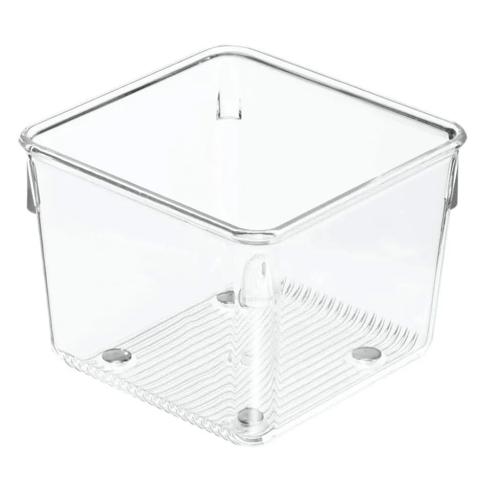 iDesign Linus Drawer Organizer Grand Bin Square 4x4"