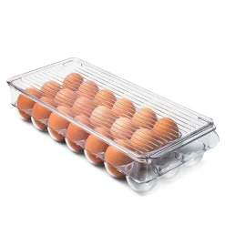 iDesign Linus '21-Egg Capacity' Fridge Binz Egg Holder 6x14.75x3"