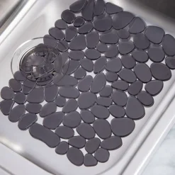 iDesign Pebblz 'Regular' Sink Mat (Graphite)