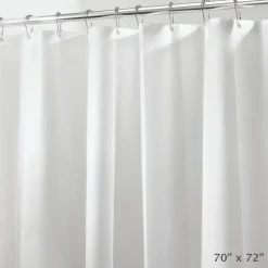 iDesign Peva '4.4-Gauge' Shower Curtain Liner (Frosted)