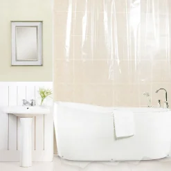 ITY Ella Stone Shower Curtain Liner (Clear) 70" x 72"