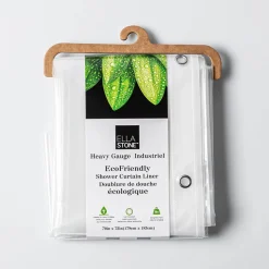 ITY Ella Stone Shower Curtain Liner (Clear) 70
