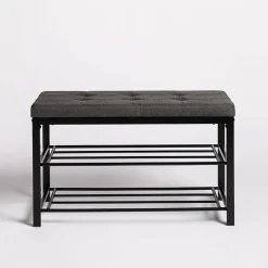 ITY Fabric Bench with Storage (Grey)