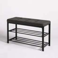 ITY Fabric Bench with Storage (Grey)
