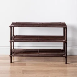 ITY Shoe Hub '3-Tier' Shoe Rack (Brown)