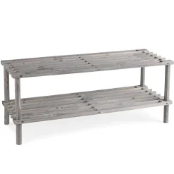 ITY Shoe Hub '2-Tier' Shoe Rack (Grey)
