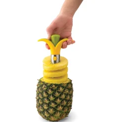 Joie Blossom Pineapple Corer and Slicer (Stainless Steel)