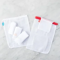Joie Eco-Friendly Reusable Mesh Produce Bag - Set of 5 (White)