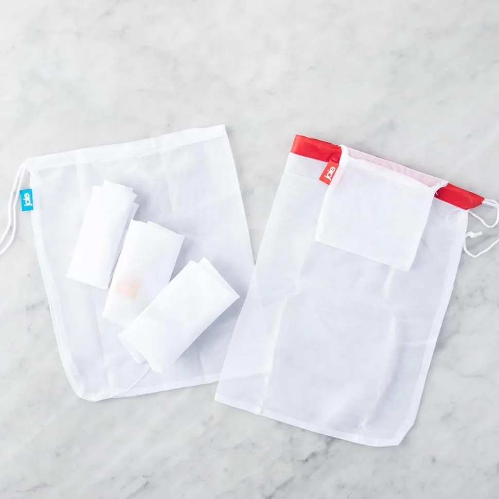 Joie Eco-Friendly Reusable Mesh Produce Bag - Set of 5 (White)