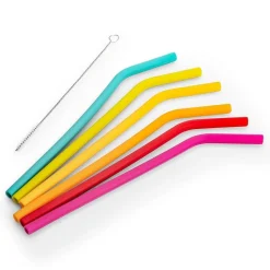 Joie Eco-Friendly 'Silicone' Reusable Drinking Straw - Set of 7