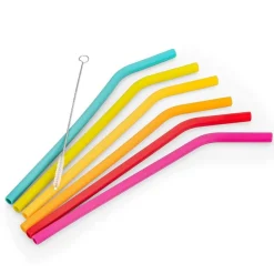 Joie Eco-Friendly 'Silicone' Reusable Drinking Straw - Set of 7