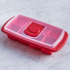 Joie Flip and Fill Ice Cube Tray with Lid X-Large Cubes (Asstd.)