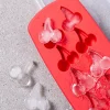 Joie Shapes 'Cherry' Ice Cube Tray 8-capacity (Red)